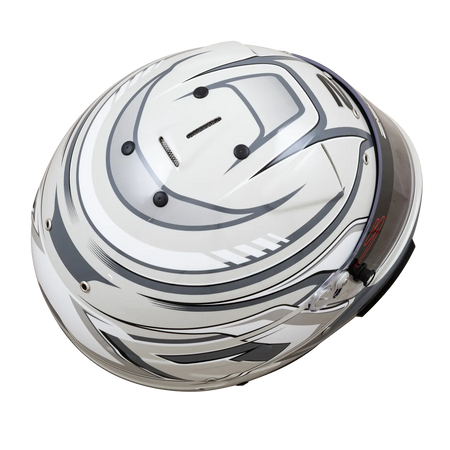 Zamp RZ-70S Helmet - Gray Graphic