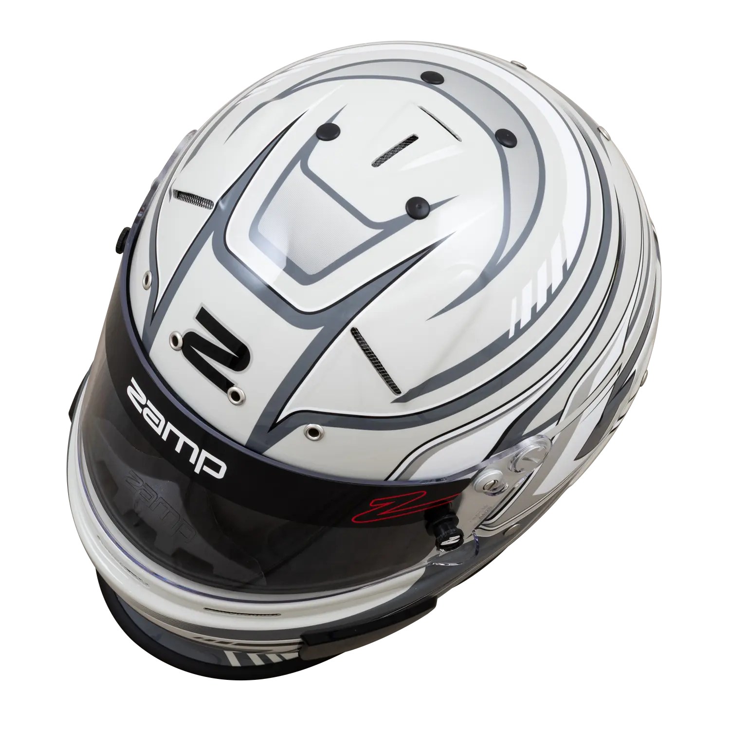 Zamp RZ-70S Helmet - Gray Graphic