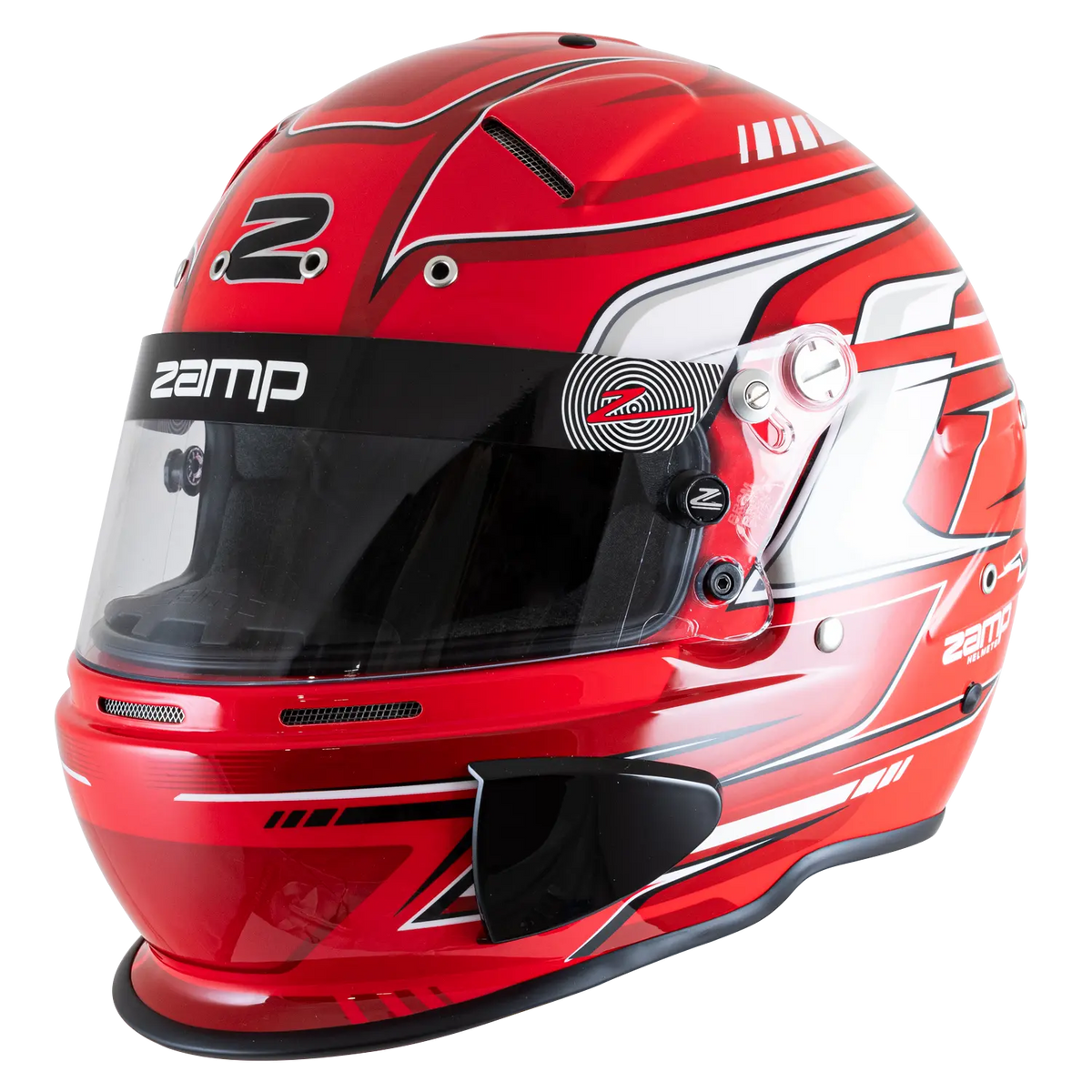 Zamp RZ-70S Helmet - Red Graphic
