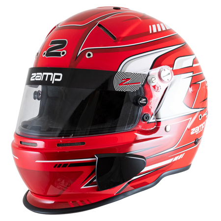 Zamp RZ-70S Helmet - Red Graphic