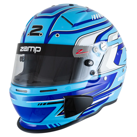 Zamp RZ-70S Helmet - Blue Graphic