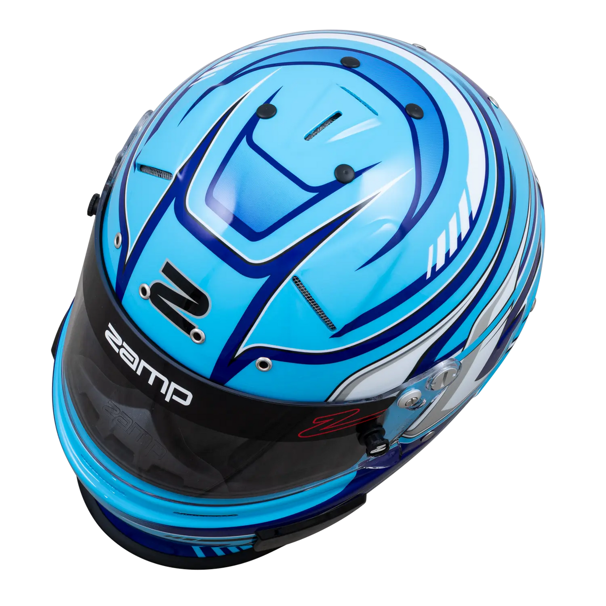 Zamp RZ-70S Helmet - Blue Graphic