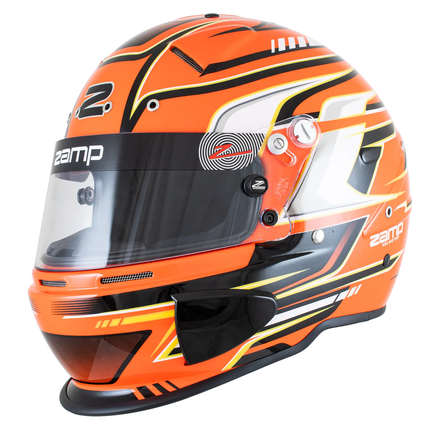 Zamp RZ-70S Helmet - Orange Graphic
