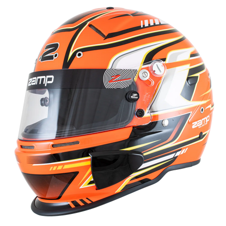 Zamp RZ-70S Helmet - Orange Graphic