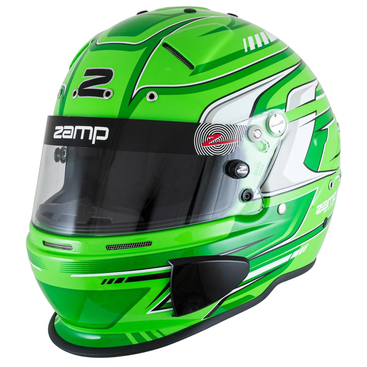 Zamp RZ-70S Helmet - Green Graphic