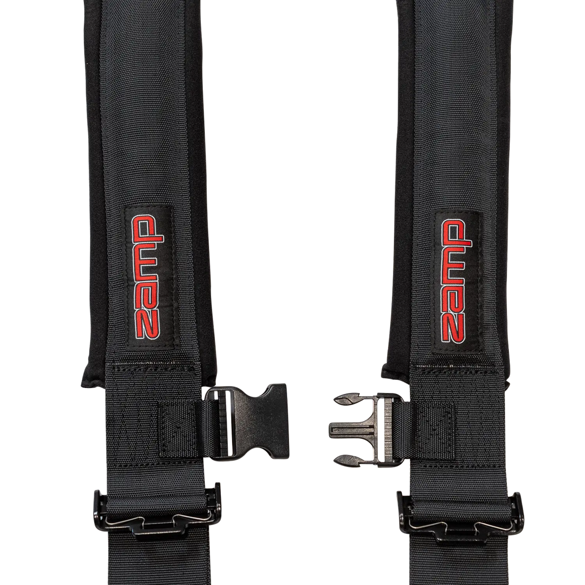 Zamp UTV 4-Point Latch & Link Harness - 2" Belts - Pull Down - Bolt-In - Black