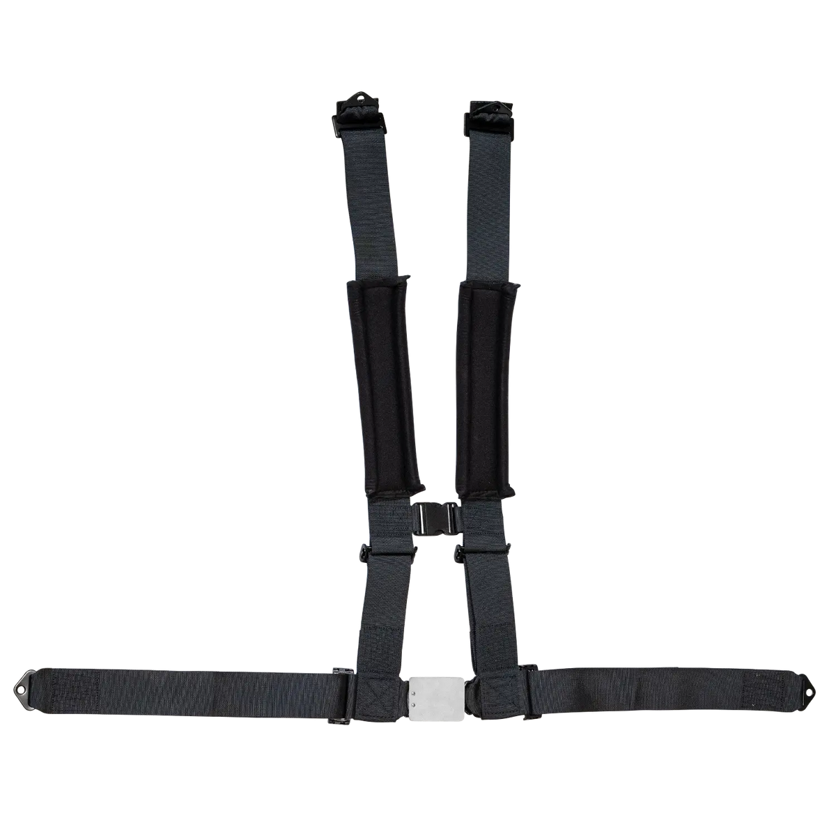 Zamp UTV 4-Point Latch & Link Harness - 2" Belts - Pull Down - Bolt-In - Black