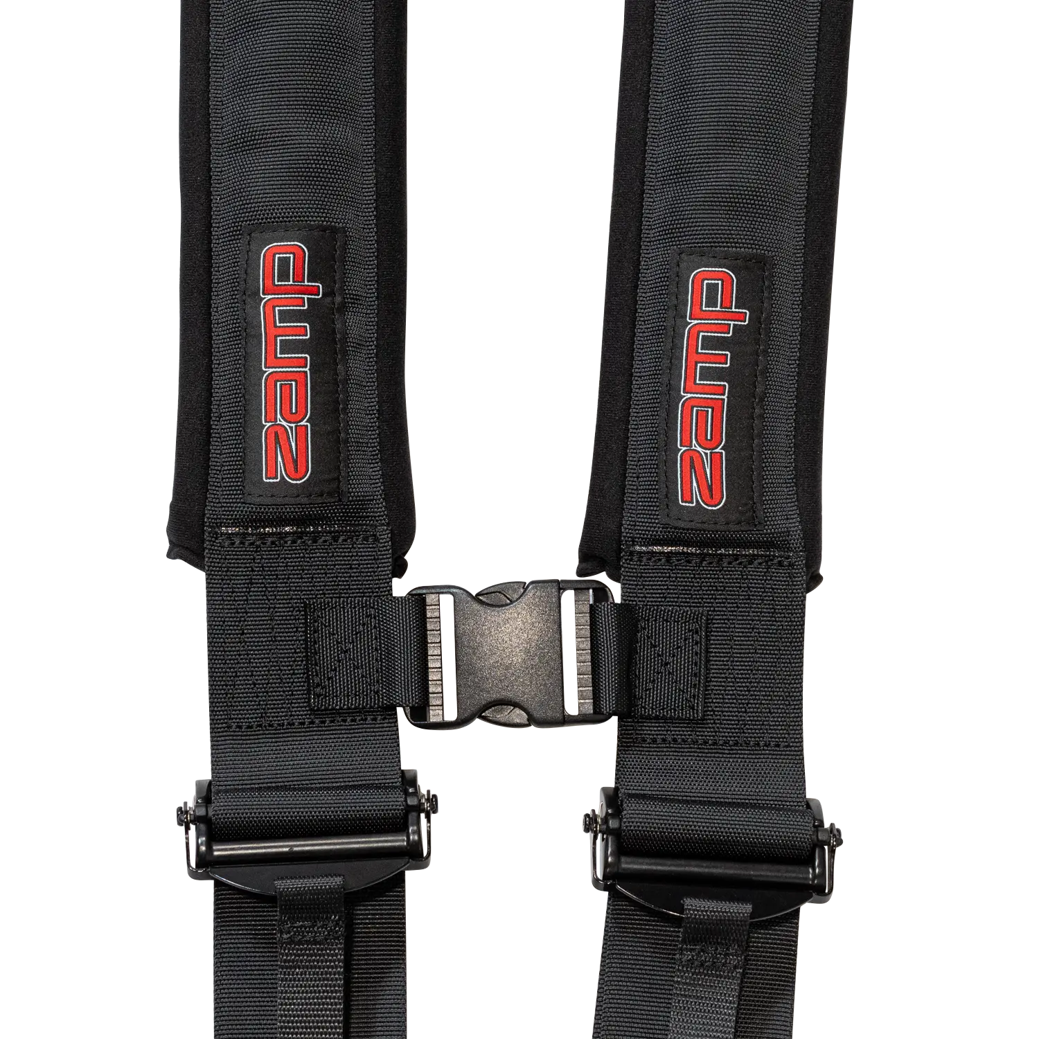 Zamp UTV 5-Point Latch & Link Harness - 2" Belts - Pull Down - Bolt-In - Black