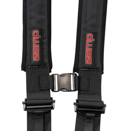 Zamp UTV 5-Point Latch & Link Harness - 2" Belts - Pull Down - Bolt-In - Black