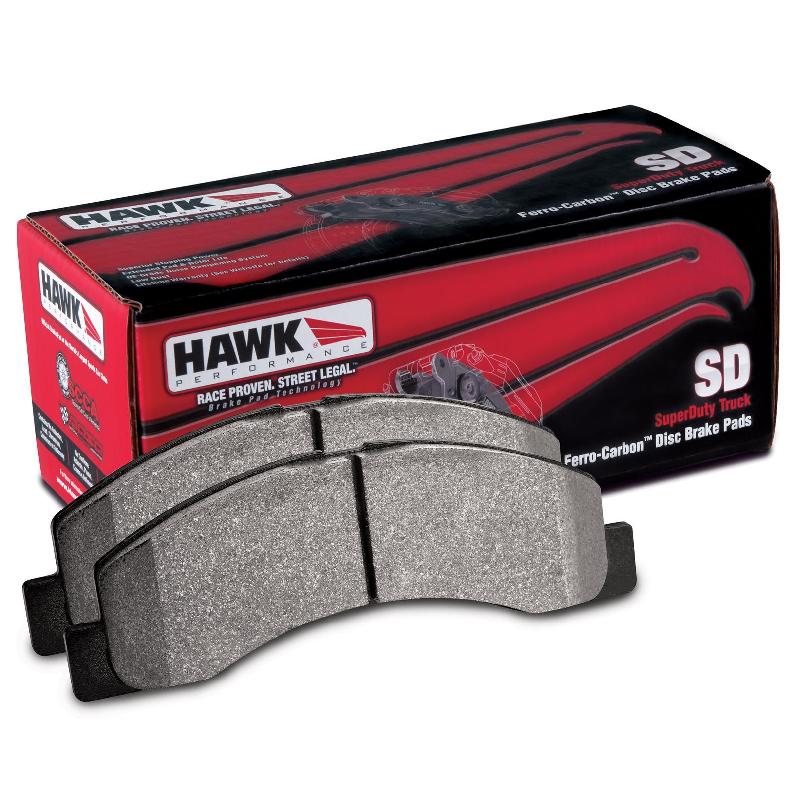 Hawk Performance HP Super Duty Low Torque Brake Pads - Ford Fullsize F250 / F350 Truck 2020