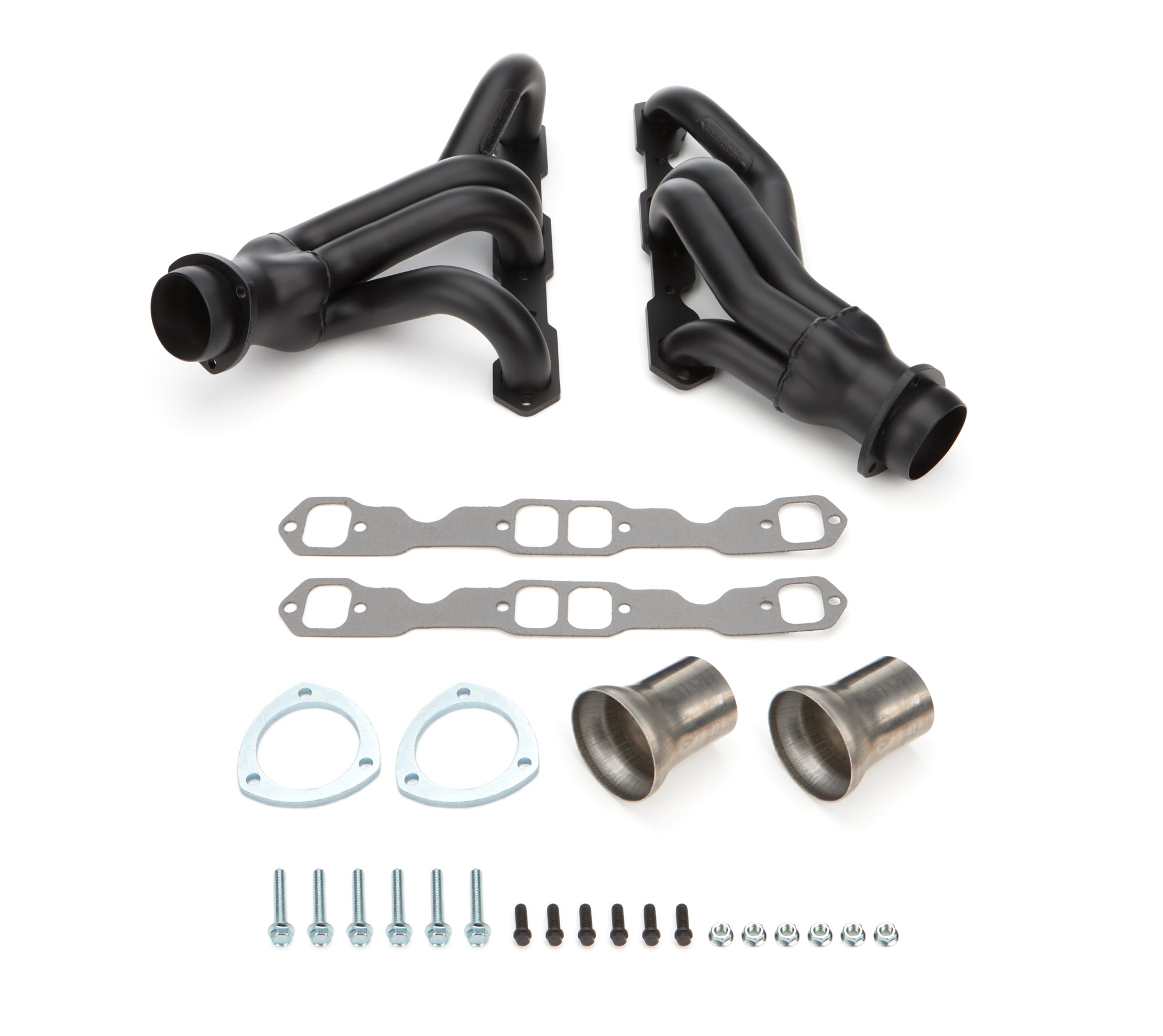 Hedman Hedders Black Maxx Headers - 1.75 in Primary - 3 in Collector - Black Ceramic - GM Fullsize SUV / Truck 1967-87 (Pair)