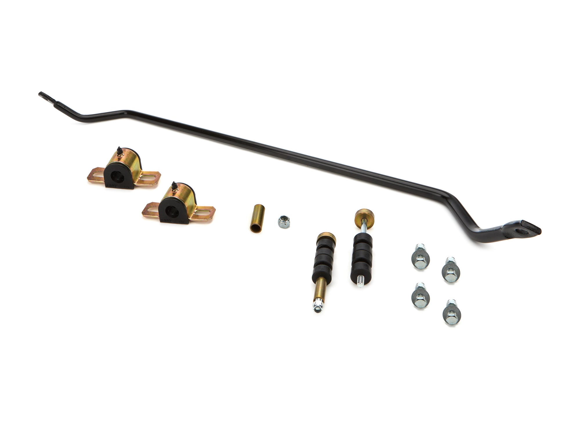 Heidts Front Sway Bar - 0.875 in Diameter - Black - Mustang II Subframe / GM Fullsize Truck 1947-54