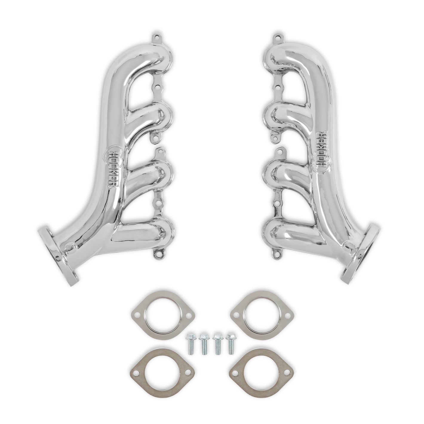 Hooker BlackHeart Stainless Exhaust Manifold - 2-1/2 in Outlet - GM LS-Series (Pair) 8503-1HKR