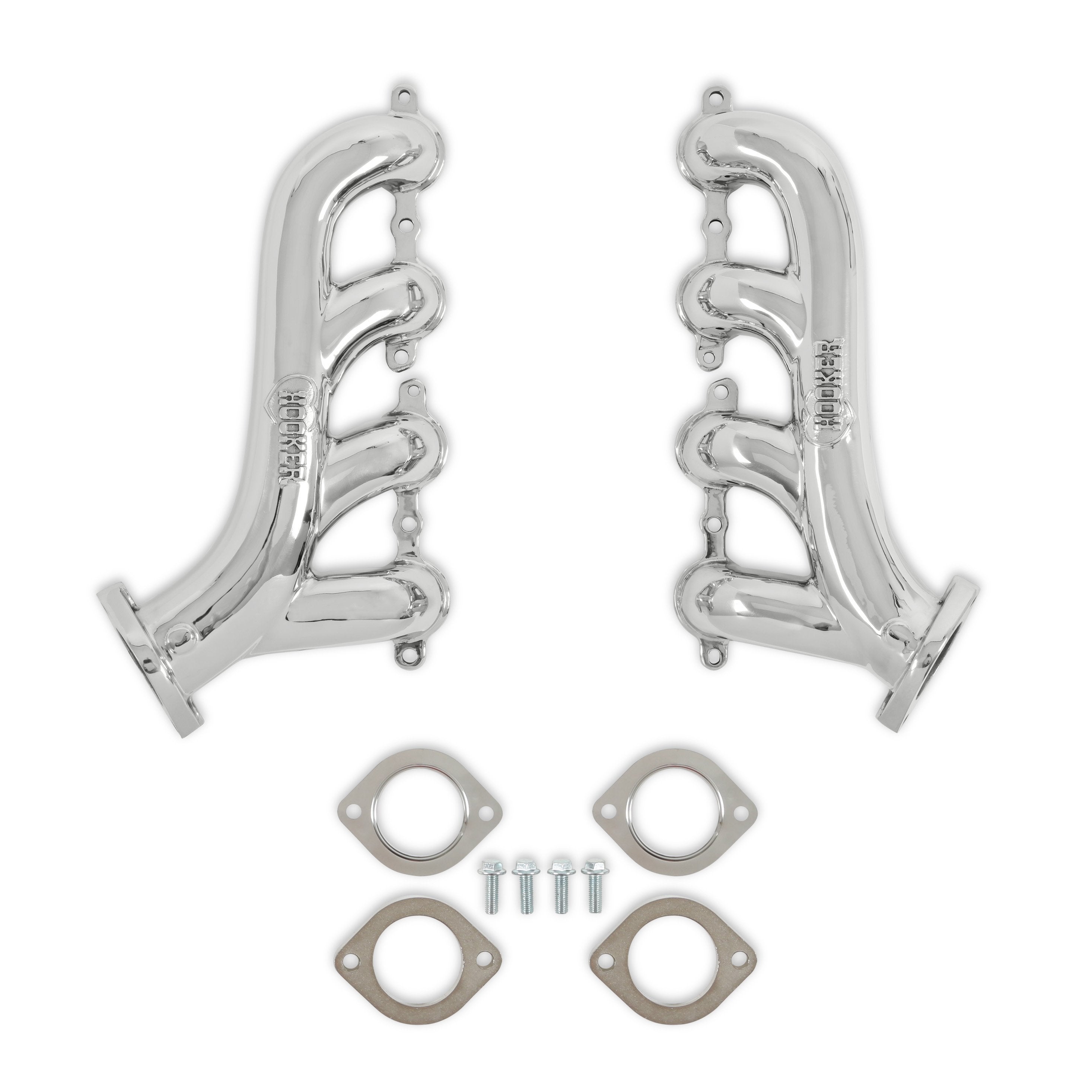 Hooker BlackHeart Stainless Exhaust Manifold - 2-1/2 in Outlet - GM LS-Series (Pair) 8503-1HKR