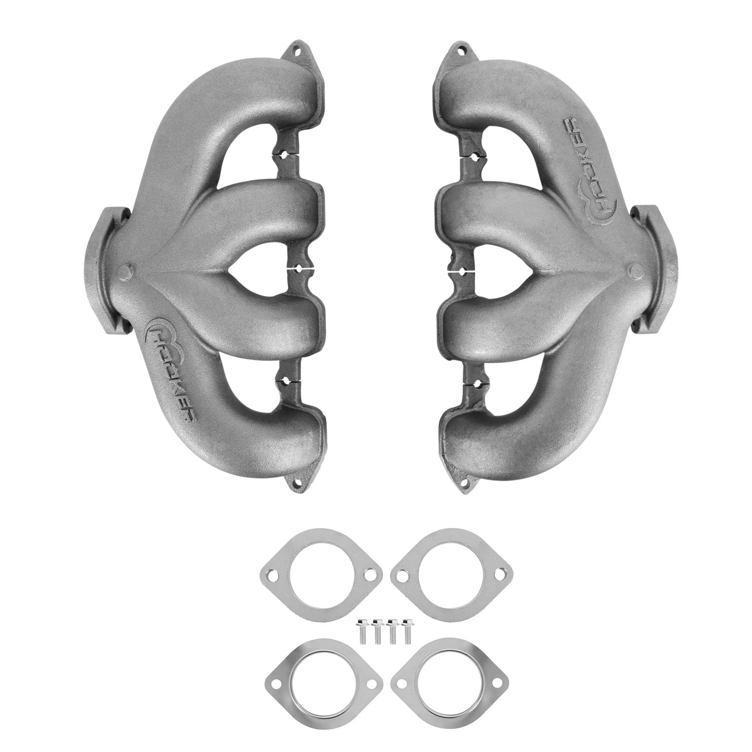 Hooker BlackHeart Cast Iron Center Dump Exhaust Manifold - GM LT-Series (Pair)