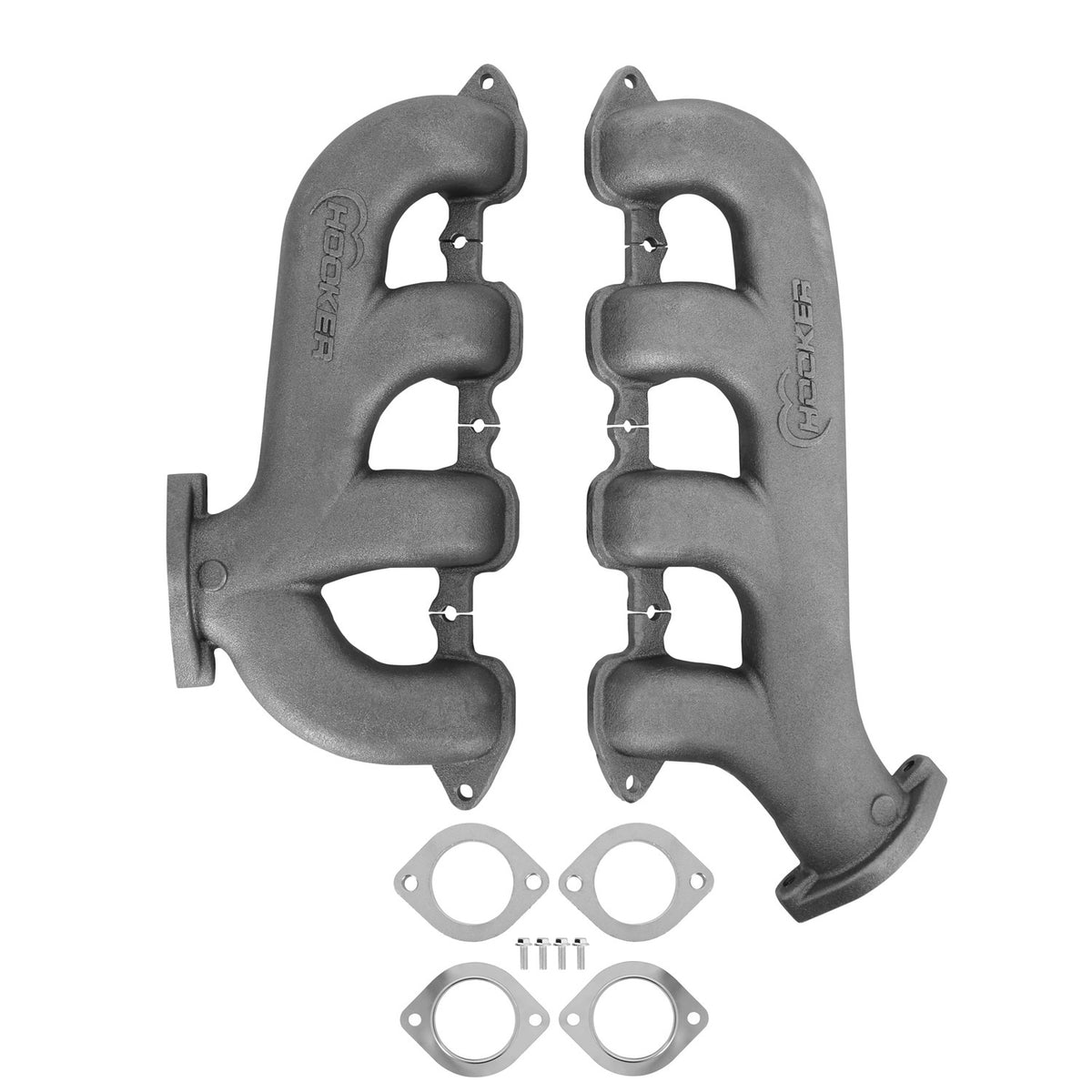 Hooker BlackHeart Cast Iron Exhaust Manifold - 2-1/2 in Outlet - GM LT-Series (Pair)