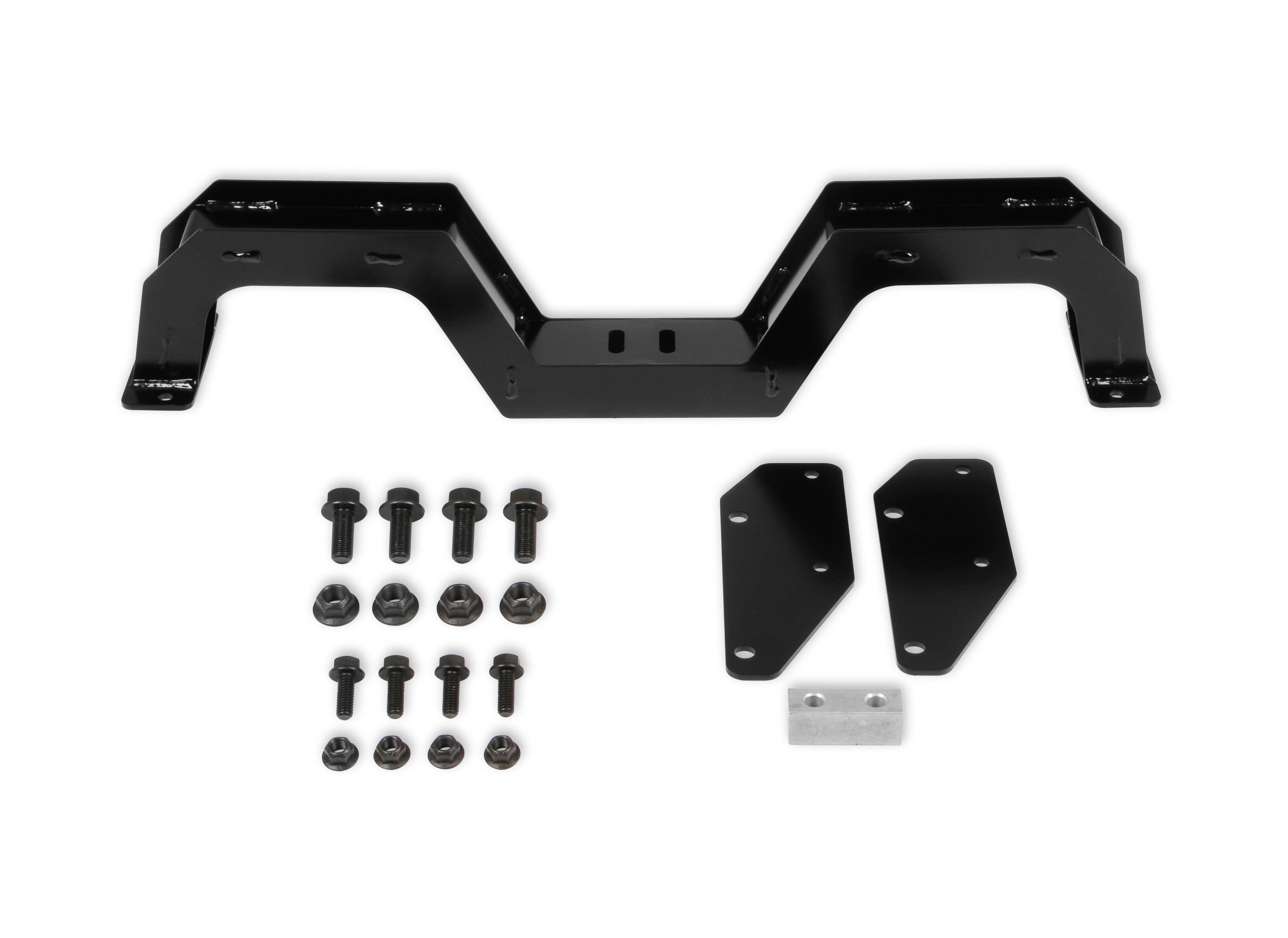 Hooker BlackHeart Transmission Crossmember - Black - GM Fullsize SUV / Truck 1973-87