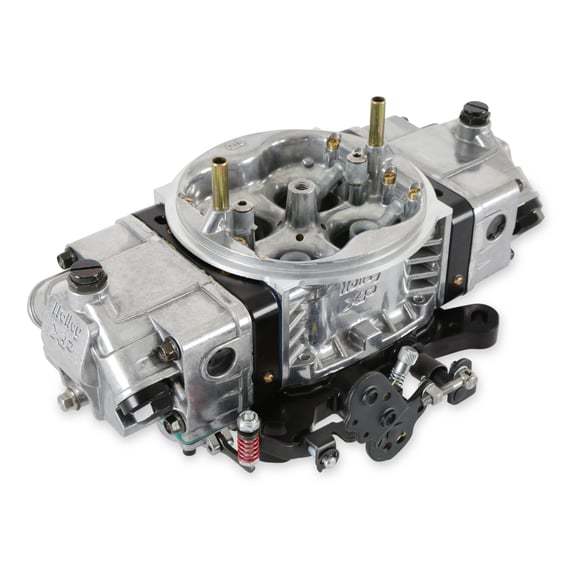 Holley Supercharger XP 4-Barrel Square Bore 600 CFM Carburetor - No Choke - Mechanical Secondary - Dual Inlet