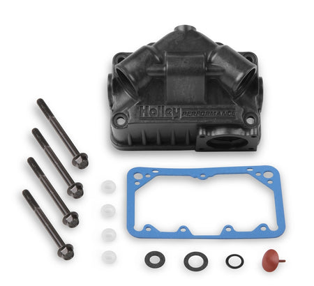 Holley Center Hung Carburetor Fuel Bowl - Sight Window - Gray - Holley 4150 / 4500 Carburetors