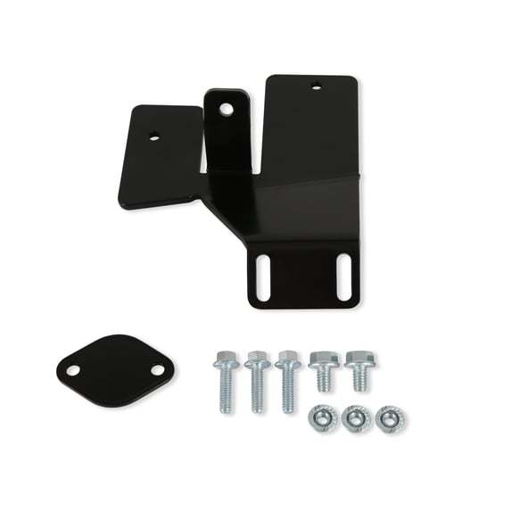 Holley Drive-By-Wire Steel Floor Pedal Bracket - Black - GM Fullsize Car 1955-57