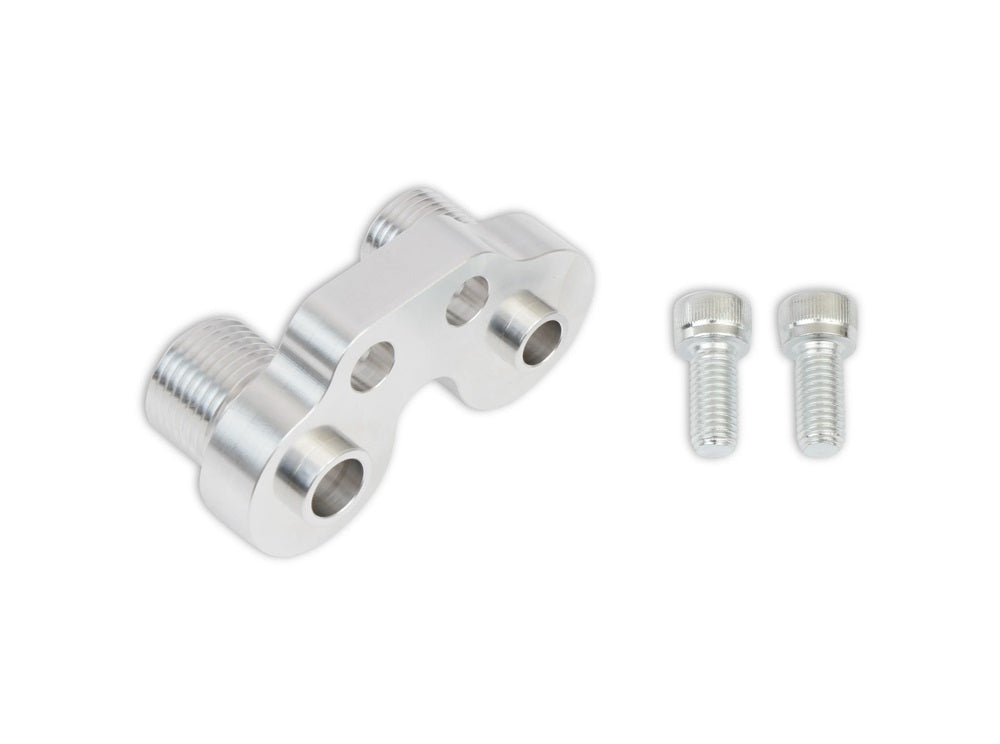 Holley 2 Port Compressor Adapter - Sanden SD7