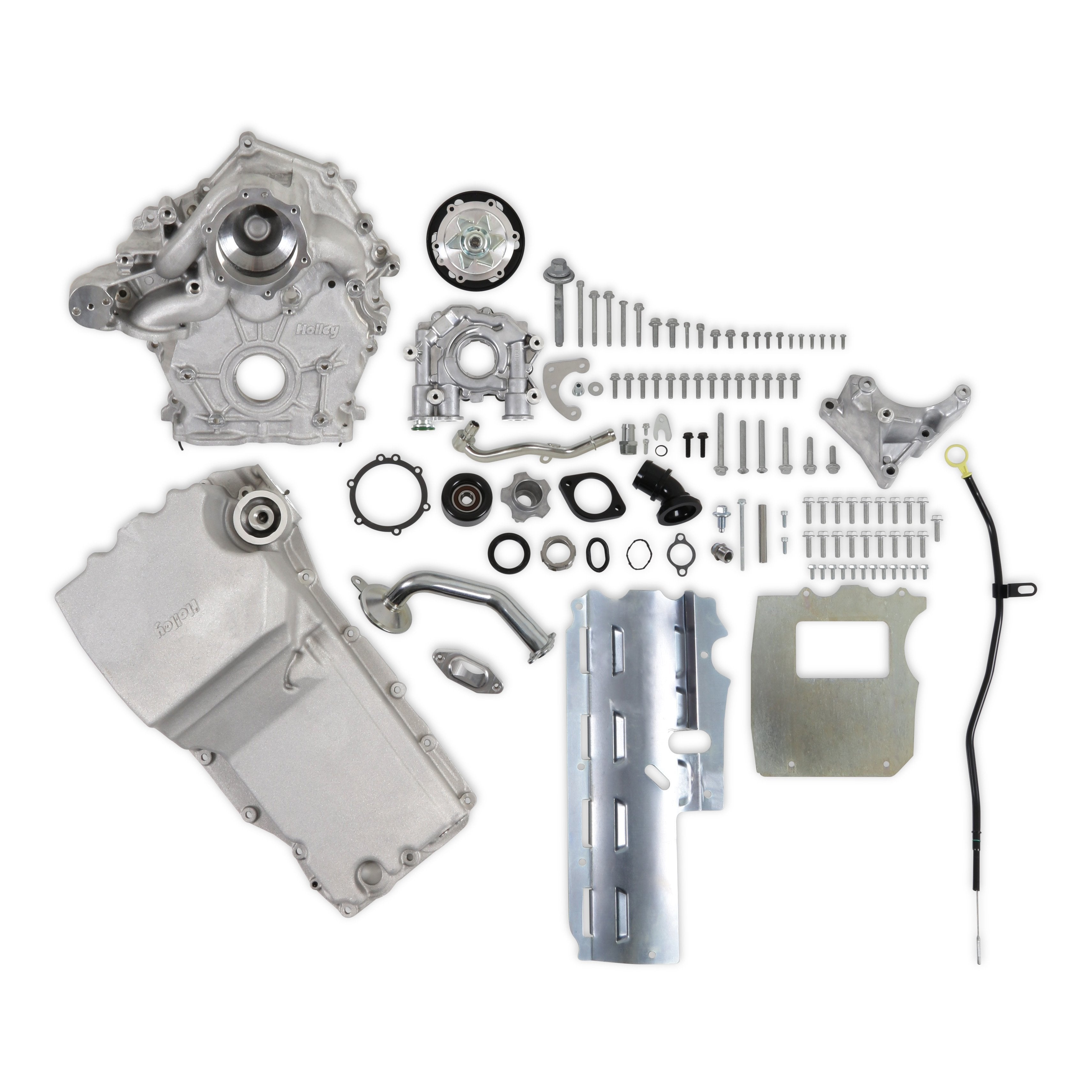 Holley 6-Rib Serpentine Pulley Kit - Ford Godzilla