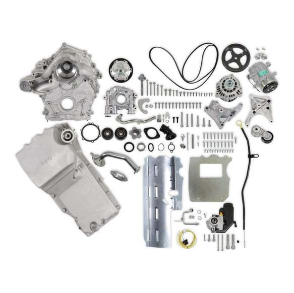Holley 6-Rib Serpentine Pulley Kit - Ford Godzilla