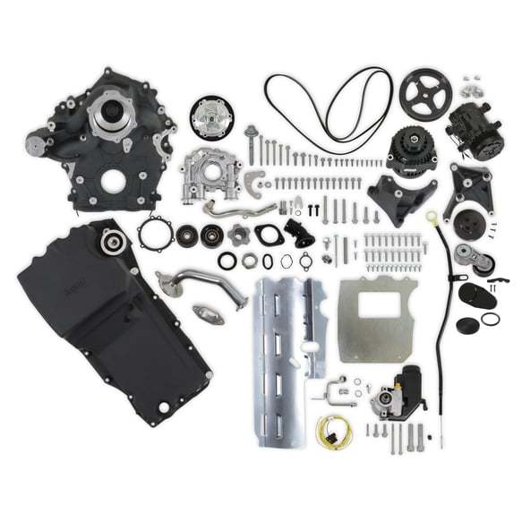 Holley 6-Rib Serpentine Pulley Kit - Ford Godzilla