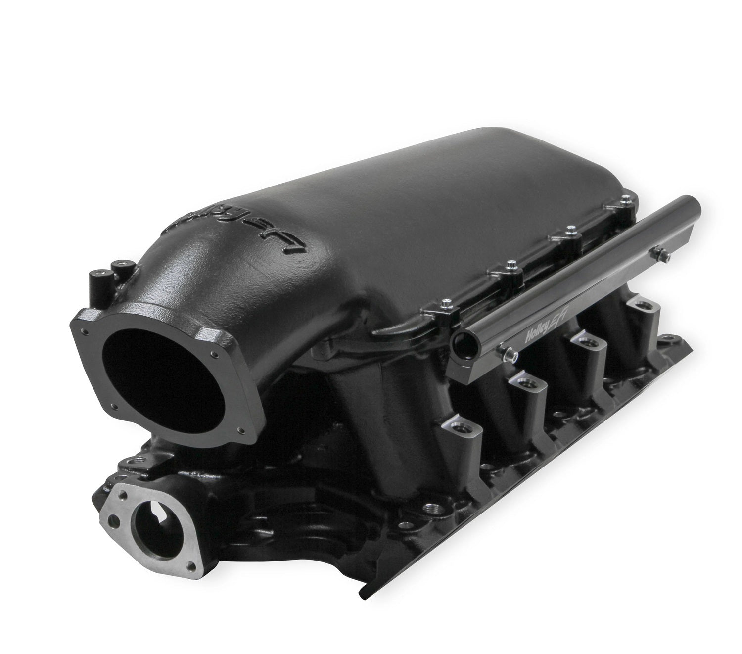 Holley EFI Hi-Ram EFI Intake Manifold - 95 mm Throttle Body Flange - Tunnel Ram - Fuel Rails Included - Black - 351W