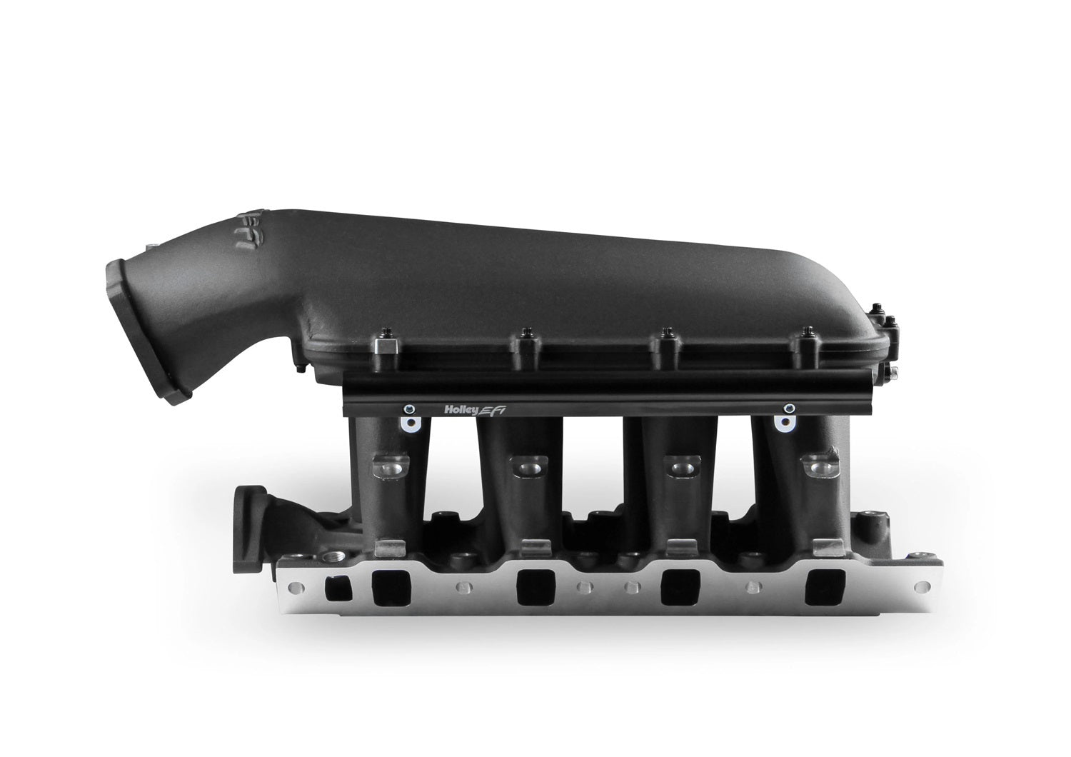 Holley EFI Hi-Ram EFI Intake Manifold - 95 mm LS Throttle Body Flange - Multi Port - Black - Small Block Ford