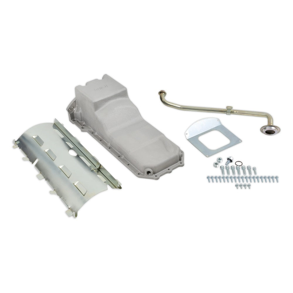 Holley Rear Sump Natural Aluminum Engine Oil Pan - 6.2 Qt - Natural - Mopar Gen III Hemi