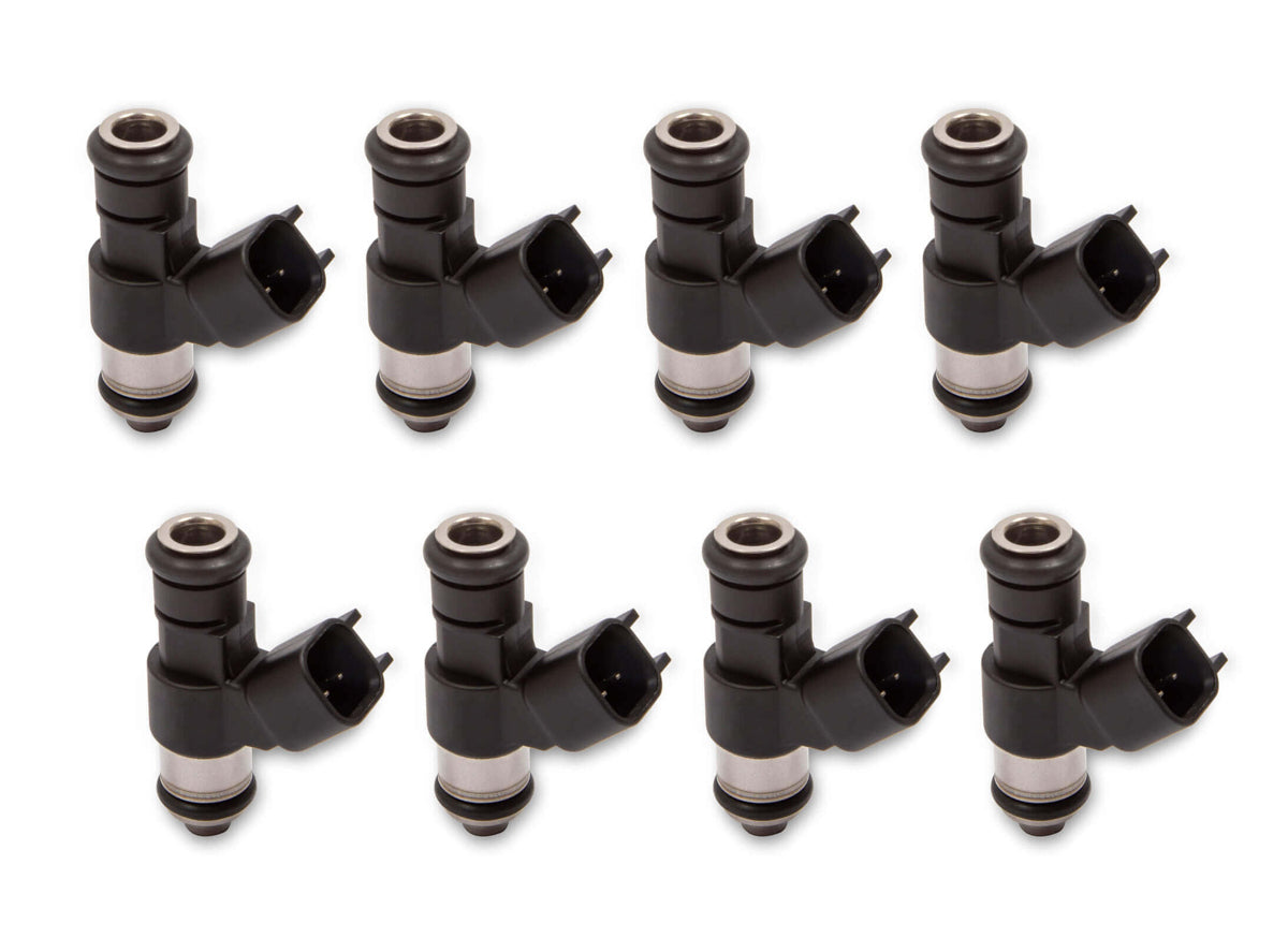 Holley EFI Terminator X Fuel Injector - 220 lb/hr - High Impedance - Flow Matched - EV6 (Set of 8)