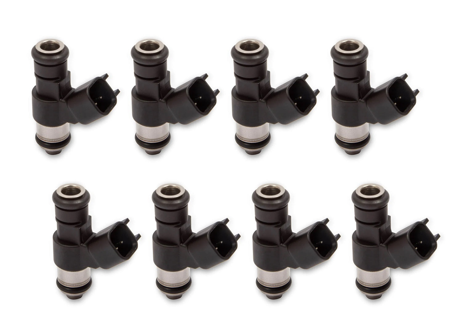 Holley EFI Terminator X Fuel Injector - 42 lb/hr - High Impedance - EV6 / Pico (Set of 8)