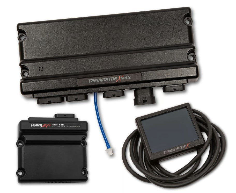 Holley EFI Terminator X Holley EFI Terminator X Max Engine Control Module - 3.5 in Touchscreen - Drive By Wire - Ford Coyote