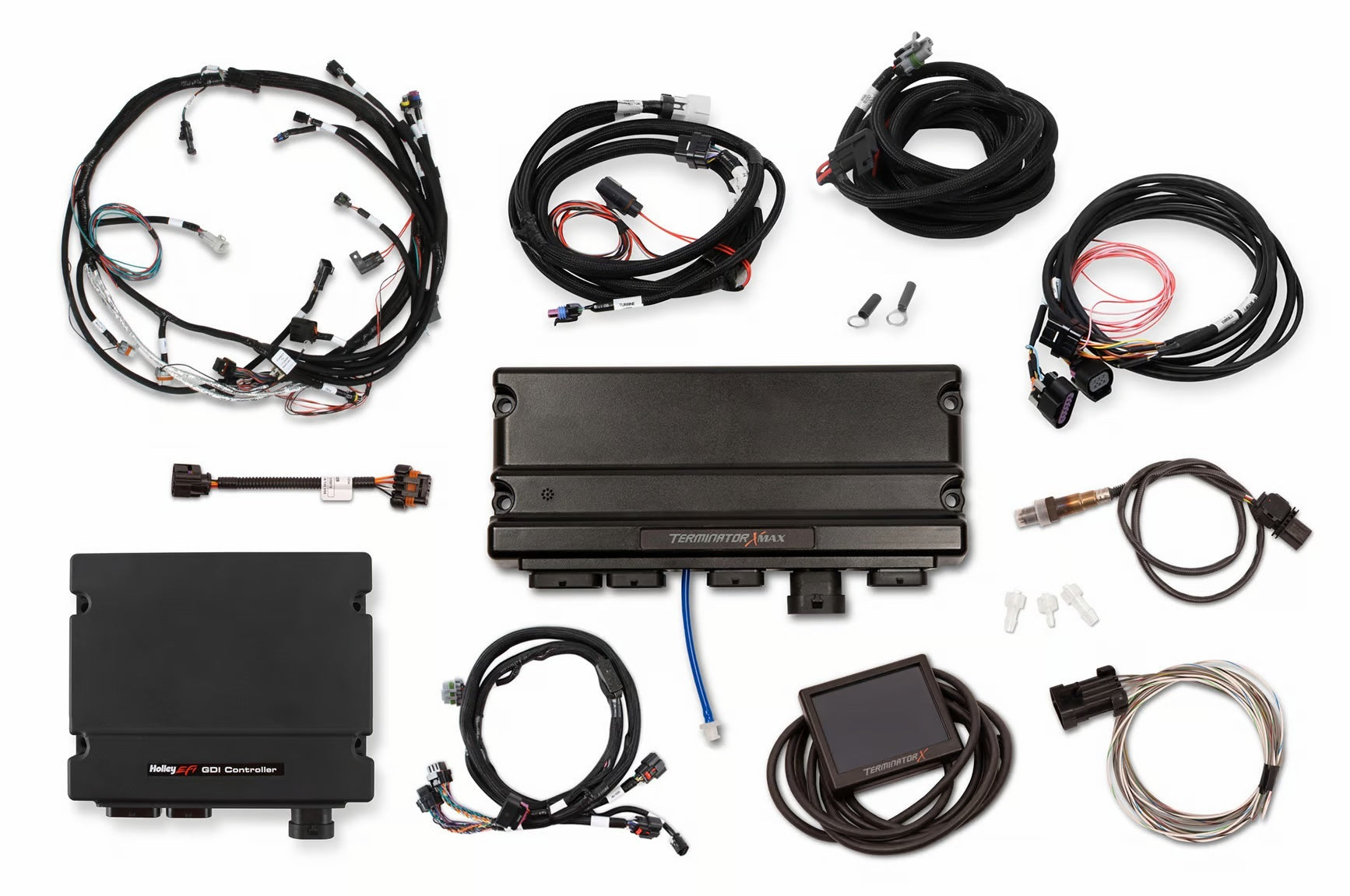 Holley EFI Terminator X MAX Engine Control Module - 3.5 in Touchscreen - Drive By Wire - Transmission Control - GM Gen V LT-Series 550-1631