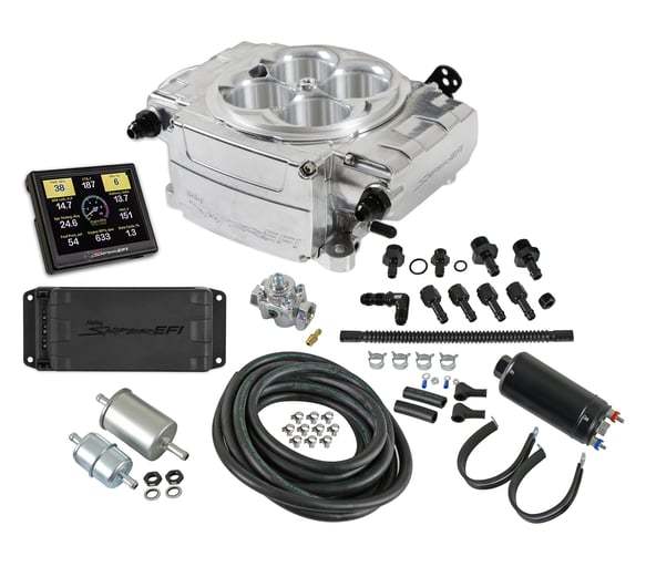 Holley Sniper 2 EFI Fuel Injection Master Kit - Silver