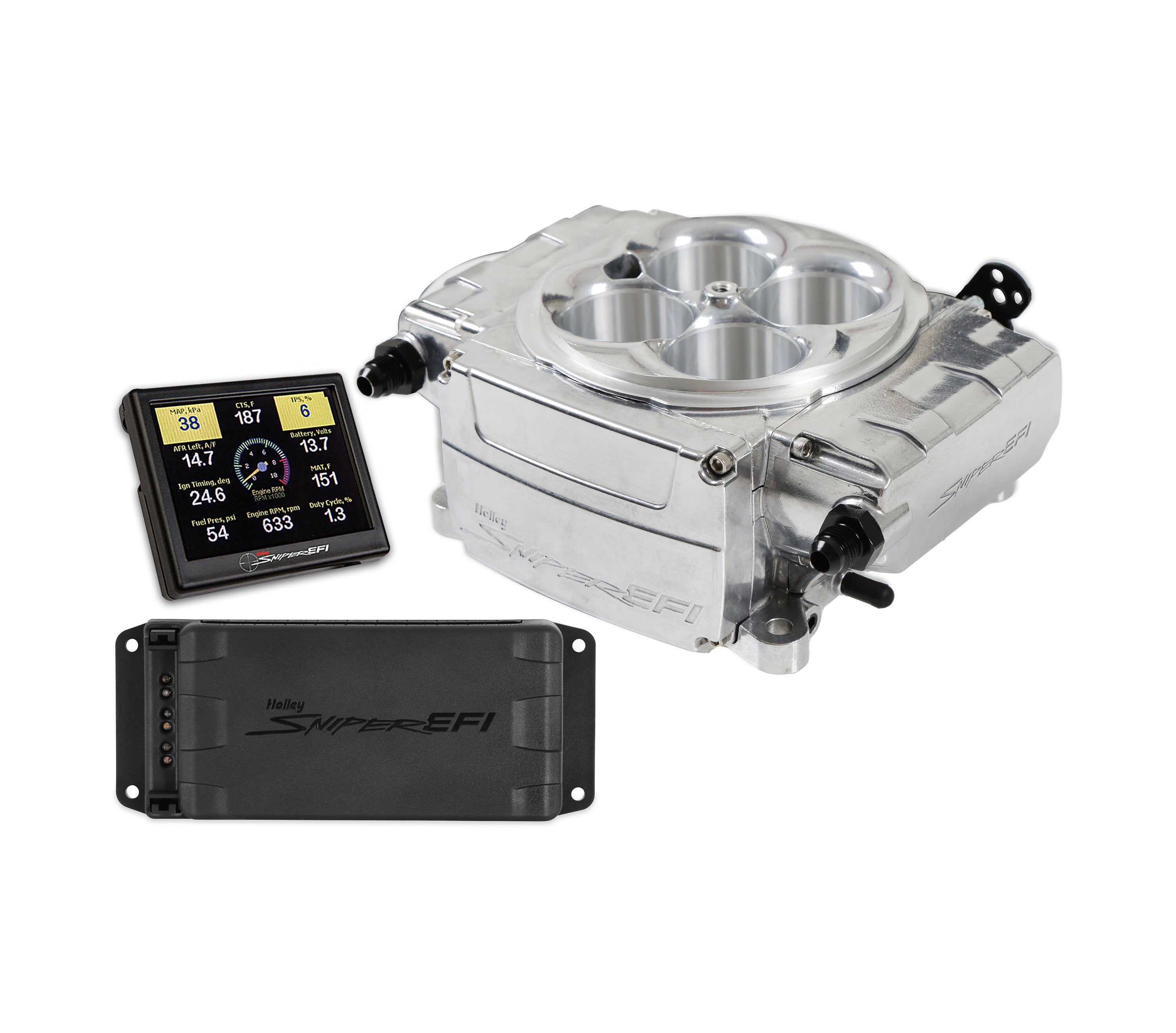 Holley Sniper 2 EFI Fuel Injection Kit - Silver