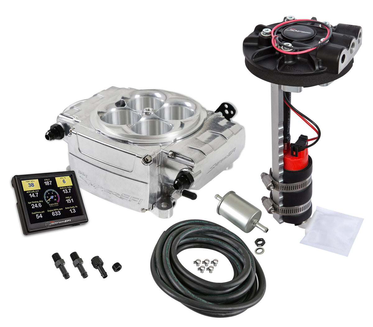 Holley Sniper 2 EFI Fuel Injection Master Kit - Silver