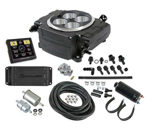 Holley Sniper 2 EFI Fuel Injection Master Kit - Black