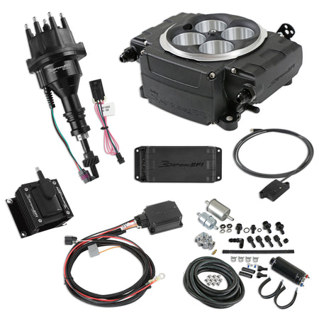 Sniper 2 EFI Fuel Injection Bundle Kit - Black - Small Block Ford 550-511-BPK-SBF