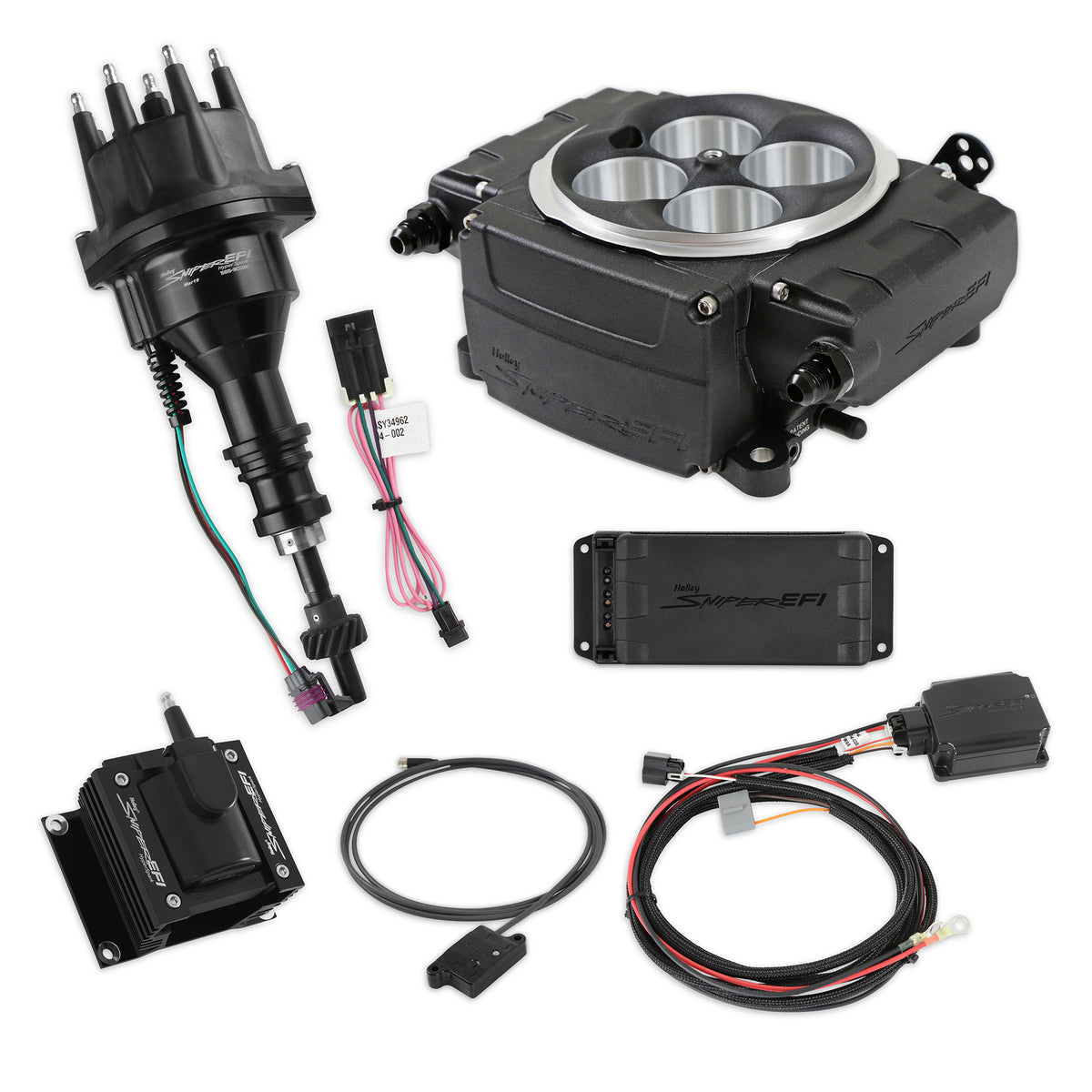 Sniper 2 EFI Fuel Injection Bundle Kit - Black - Small Block Ford 550-511-BPX-SBF