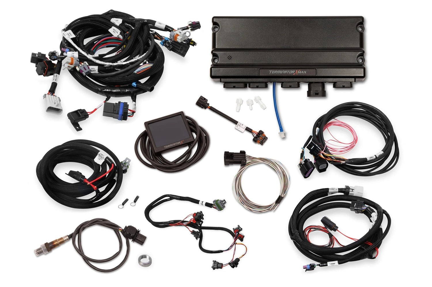 Holley EFI Terminator X Max Engine Control Module - 3.5 in Touchscreen - Drive By Wire GM LS-Series