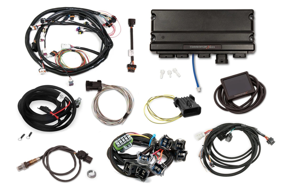 Holley EFI Terminator X Max Engine Control Module - 3.5 in Touchscreen - Transmission Control - 4R70W