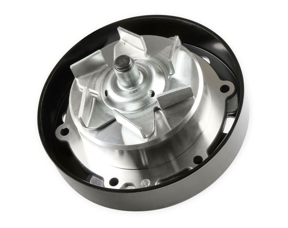 Holley Water Pump Drive Assembly - Black - GM LS-Series