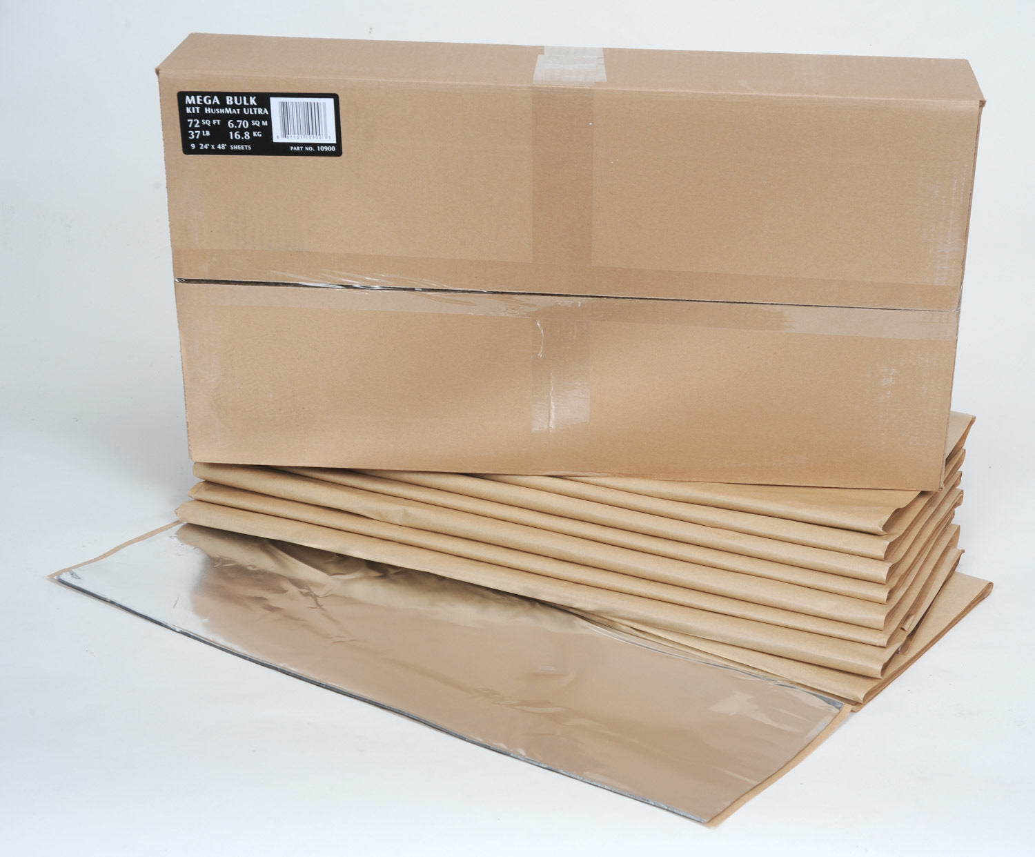 Hushmat MEGA Sheet Bulk Kit  - 24 x 48 in Sheet - Silver - (Set of 9)