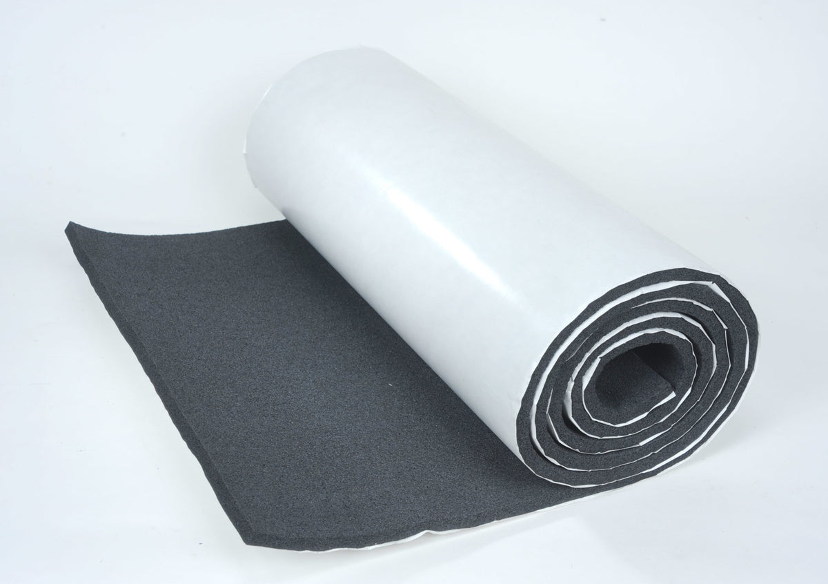 Hushmat Silencer Megabond - 24in x 10ft Roll - 1/2 in Thick - Black
