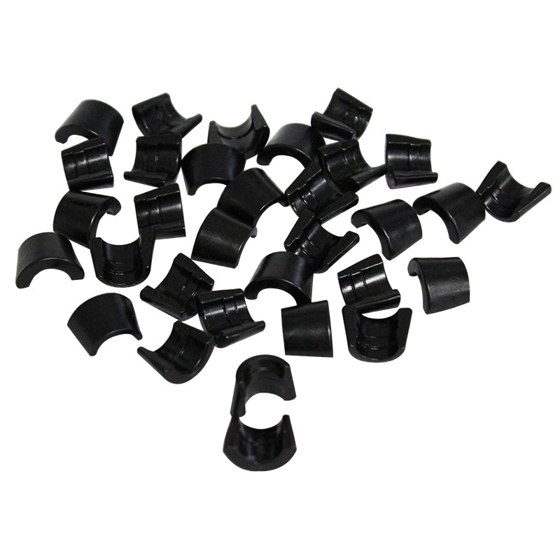 Howards 10 Degree Valve Lock - 11/32 in Valve Stem - Single Groove - 0.035 in More Height - Black Oxide (Set of 16)