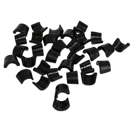 Howards 10 Degree Valve Lock - 11/32 in Valve Stem - Single Groove - 0.035 in More Height - Black Oxide (Set of 16)