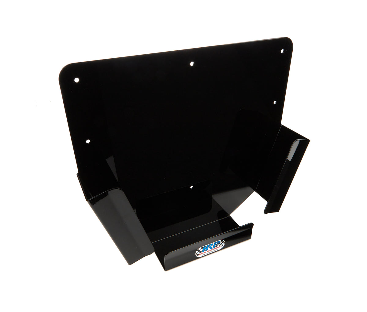 HRP Wall Mount Mud Cover Holder - Holds 4 Sprint Car Mud Covers - Black