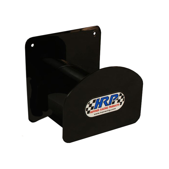 HRP Wall Mount Cord Holder - 6.5 x 4 in - Black